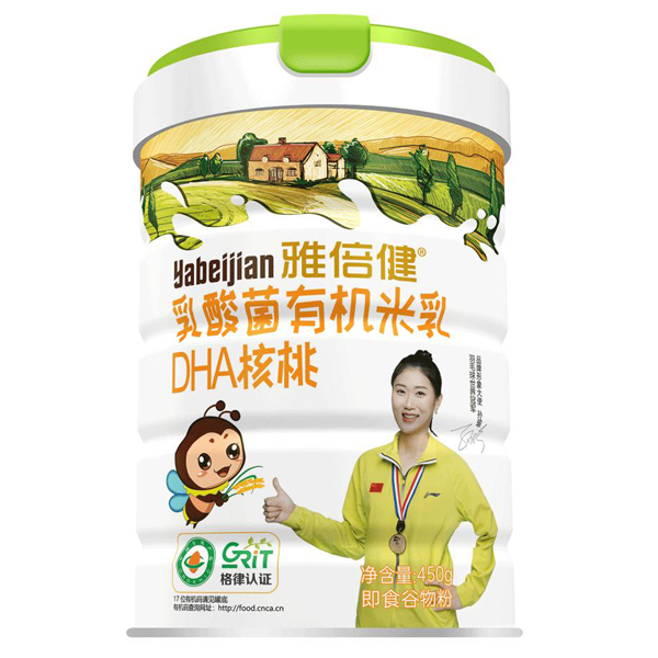 雅倍健乳酸菌有機米乳-DHA核桃