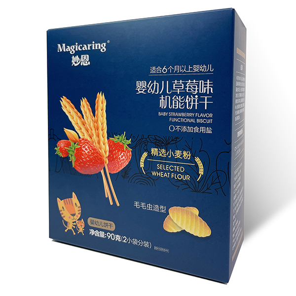 妙恩嬰幼兒草莓味機(jī)能餅干