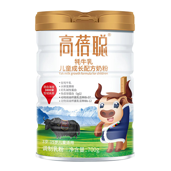 高蓓聰牦牛乳兒童成長(zhǎng)配方奶粉