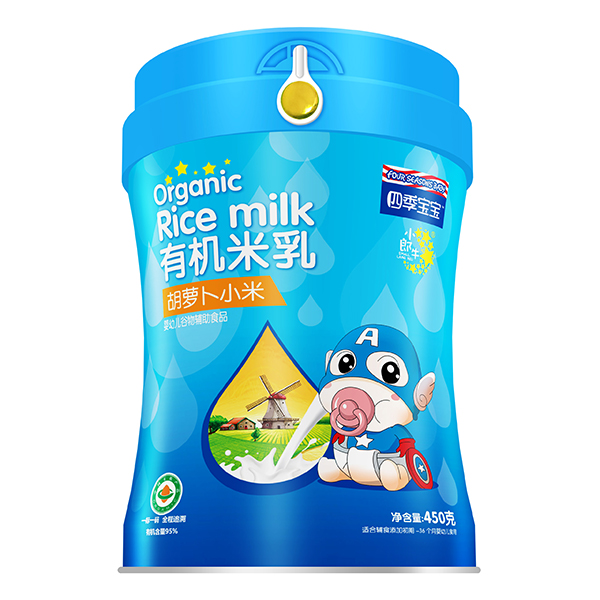 四季寶寶有機米乳-胡蘿卜小米