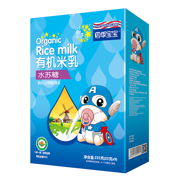 四季寶寶有機米乳盒裝-水蘇糖
