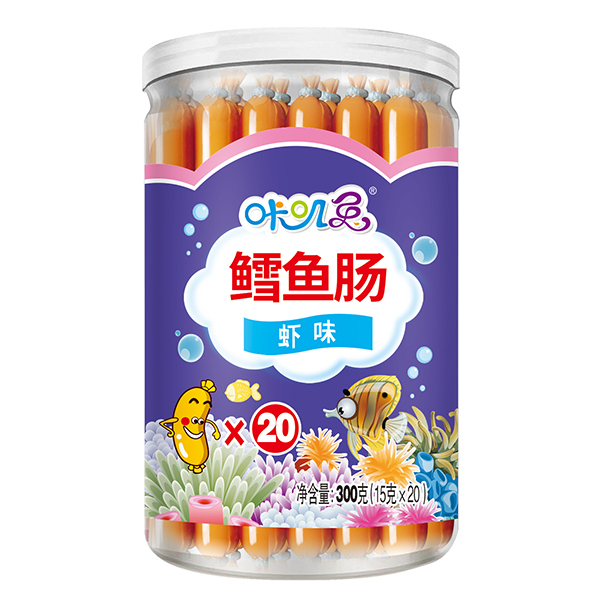 咔嘰兔罐裝鱈魚腸 蝦味