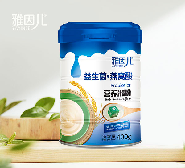 雅因兒益生菌燕窩酸營養(yǎng)米粉