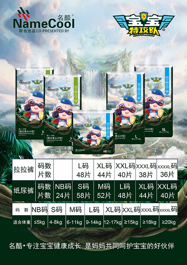 寶寶特攻隊(duì)嬰兒紙尿褲詳情
