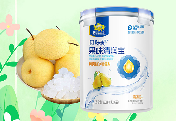 金盾愛(ài)嬰貝味舒果味清潤(rùn)寶-燕窩酸冰糖雪梨