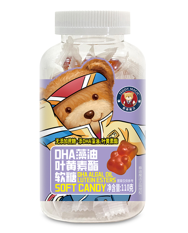 泰迪魔法DHA藻油葉黃素酯軟糖