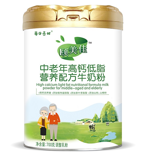 圣元每日膳時(shí)頤美佳中老年高鈣低脂營養(yǎng)配方牛奶粉