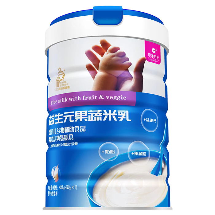 貝美時(shí)光益生元果蔬米乳