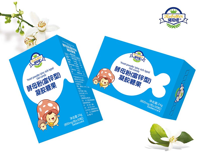 諾貝塔酵母粉(富鋅型)凝膠糖果