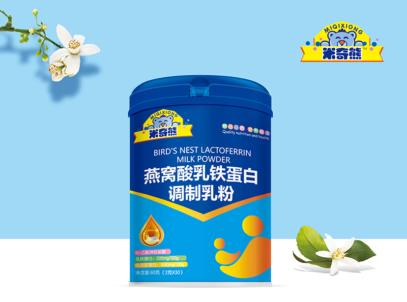 米奇熊燕窩酸乳鐵蛋白調制乳粉