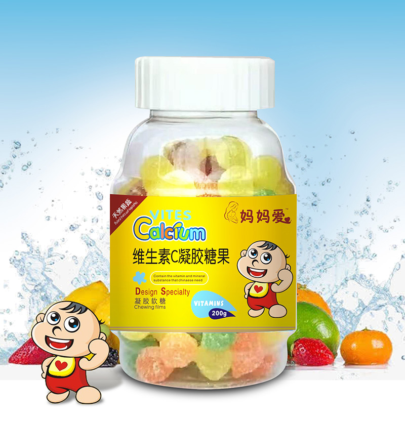 媽媽愛維生素c凝膠糖果