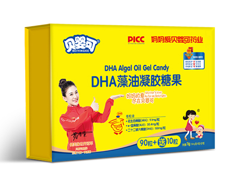 貝嬰可DHA藻油凝膠糖果 禮盒裝