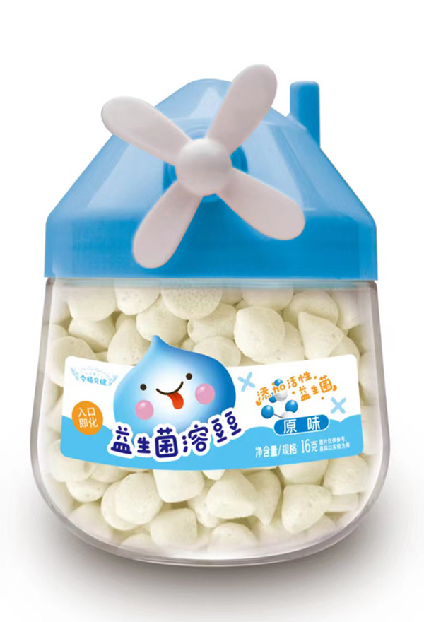 今福貝健風(fēng)車(chē)型益生菌溶豆豆-原味