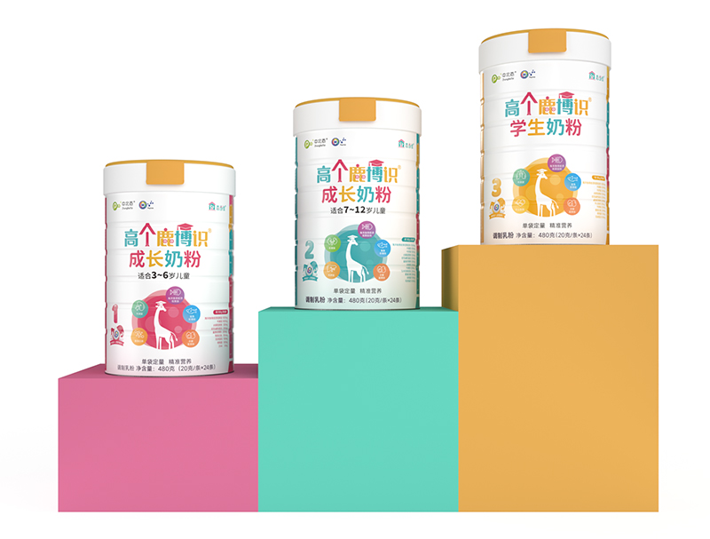 中北態(tài)高個(gè)鹿博識(shí)奶粉系列01