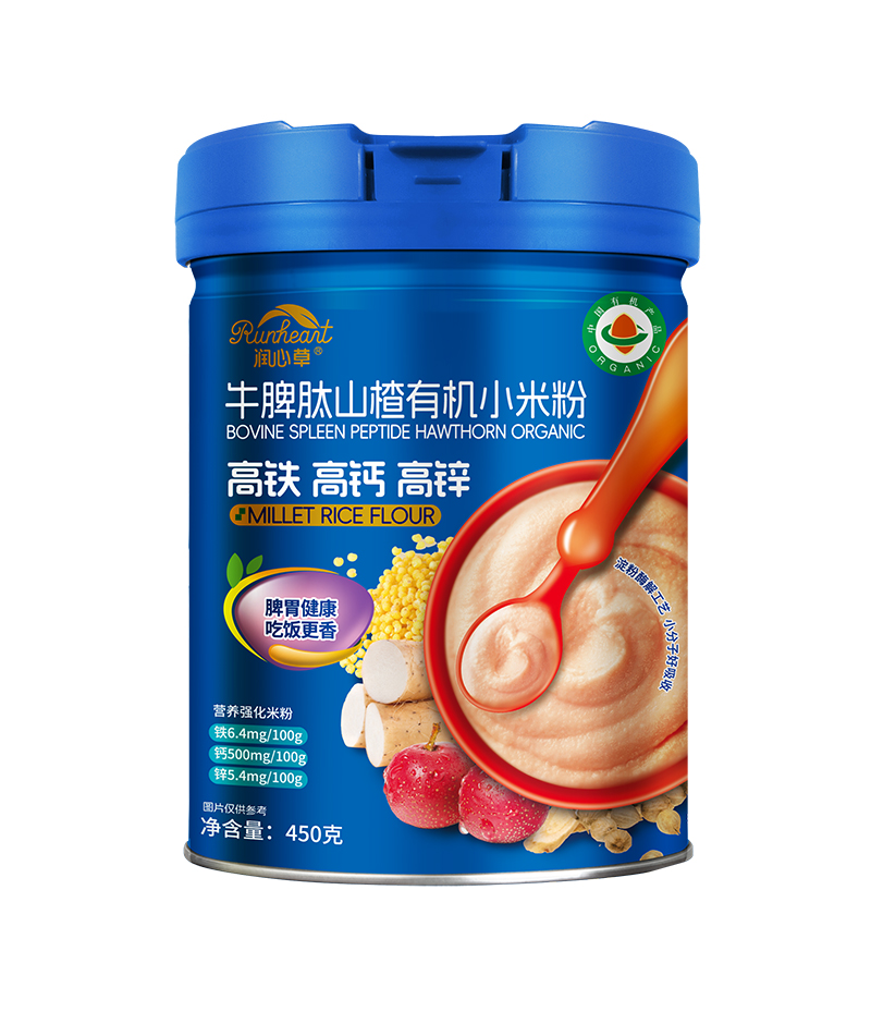潤心草牛脾肽山楂有機(jī)小米粉450克.jpg 潤心草牛脾肽山楂有機(jī)小米粉450克.jpg