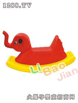 麗寶健大象搖馬扭扭車(chē)