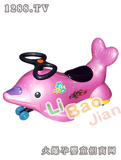 麗寶健海豚扭扭車(chē)