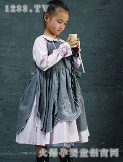 QQ童裝波西米亞寶貝長裙