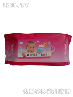 安柔枚紅色包裝濕巾