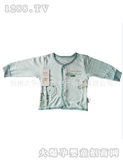 哆啦小貝嬰兒竹纖維開(kāi)胸衫