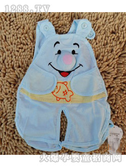 比比樂小熊純棉爬爬服