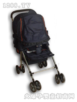 小貝樂(lè)兒童手推車T-126藏青色