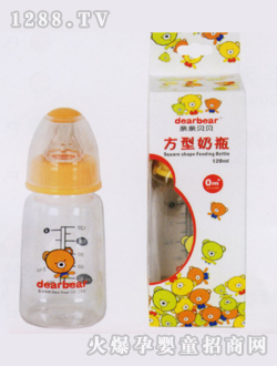 親親貝貝方形奶瓶120ml