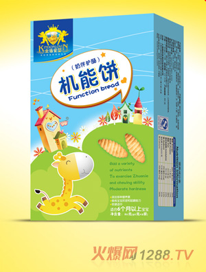 金盾愛嬰奶伴護(hù)腸機能餅干