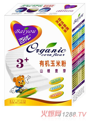 百優(yōu)山楂麥芽有機(jī)玉米粉3段