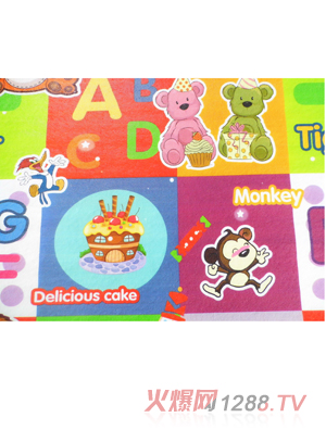 美龍動(dòng)物精美兒童坐墊