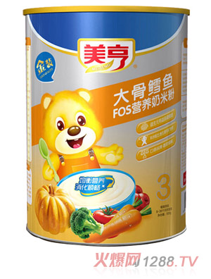 美亨紙聽(tīng)裝大骨鱈魚(yú)FOS營(yíng)養(yǎng)奶米粉3段