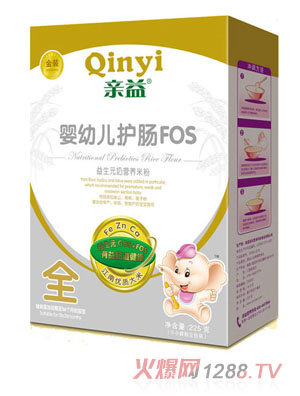 親益盒裝益生元嬰幼兒護(hù)腸FOS奶營(yíng)養(yǎng)米粉全
