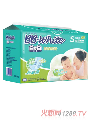 白又白寶寶紙尿片S
