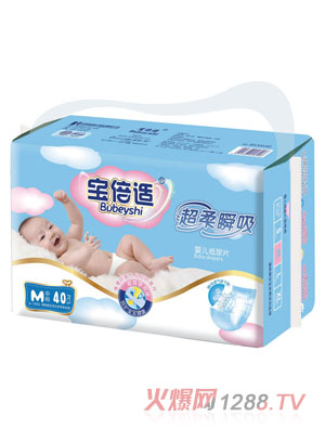 寶倍適超柔瞬吸紙尿片M40