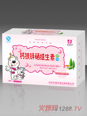 艾康樂(lè)源鈣鐵鋅硒維生素營(yíng)養(yǎng)沖劑