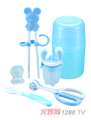 親親我藍色嬰兒哺喂套裝