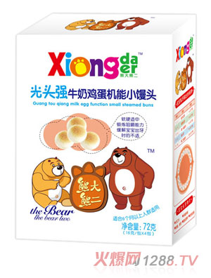 熊大熊二光頭強(qiáng)牛奶雞蛋機(jī)能小饅頭