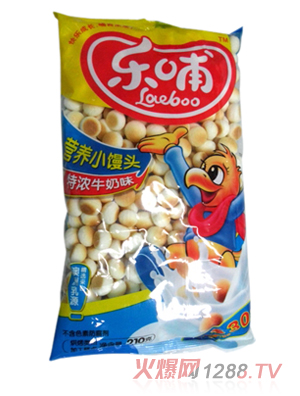 樂哺特濃牛奶營養(yǎng)小饅頭210g