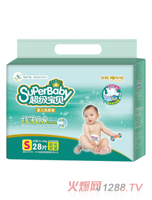 超級寶貝特薄嬰兒紙尿褲S28