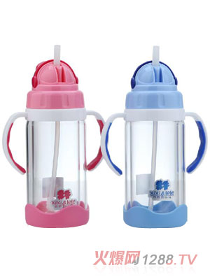 希希&樂(lè)樂(lè)玻璃學(xué)飲杯