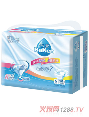 倍康超極薄嬰兒輕爽紙尿褲（中包裝）