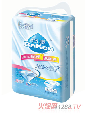 倍康超極薄嬰兒輕爽紙尿褲L碼(大包裝)