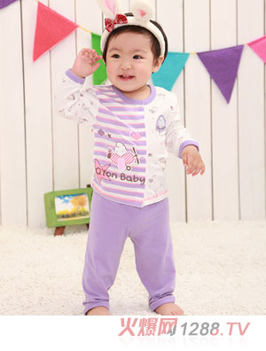 棉果果氨棉汗布動力寶寶內衣