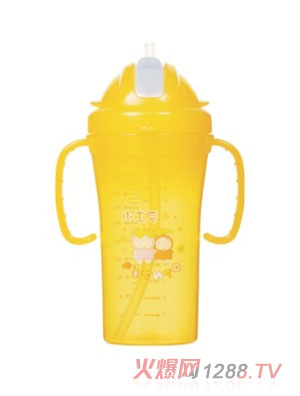 小土豆寶寶成長(zhǎng)訓(xùn)練PP吸管杯AQ819-B