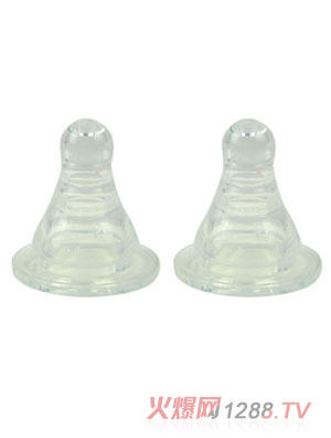 頑皮熊標(biāo)口硅膠奶嘴兩個(gè)裝