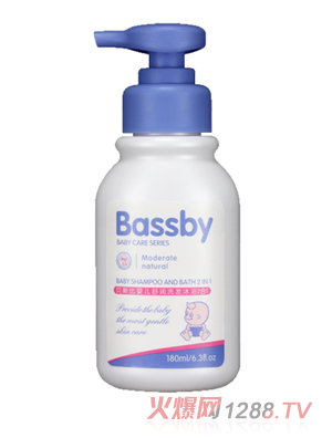貝斯比嬰兒舒潤(rùn)洗發(fā)沐浴2合1（BSH105）180ml