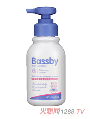 貝斯比嬰兒柔潤(rùn)洗發(fā)沐浴2合1（BSH107）180ml