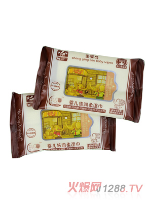 圣嬰島嬰兒倍潤柔濕巾