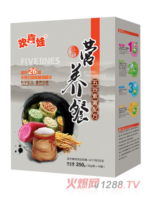 歡喜娃五谷紫薯配方營養(yǎng)餐