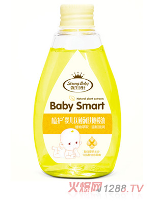 強牛貝比嬰兒撫觸潤膚橄欖油
